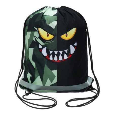 A bag for shoes 440 x 365 mm, Erichkrause, 300D density, with a reflective strip, Monster Smile
