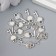 Decor for creativity Metal "Micro with a heart" silver 1928M006 1.6x0.73 cm