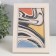 Photo frame plastic 10x15 cm "Elegy Cream" Silver internal stroke 17.2x12.2 cm