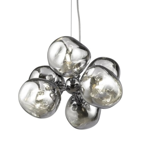 Suspended lamp Freya Fr5378PL-06SM EJECTION, 370x370x1180 mm, G9, 6x40W, color chromium-4
