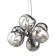 Suspended lamp Freya Fr5378PL-06SM EJECTION, 370x370x1180 mm, G9, 6x40W, color chromium