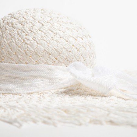 Women's hat Minaku "Summer Mood", size 56-58, white color-2