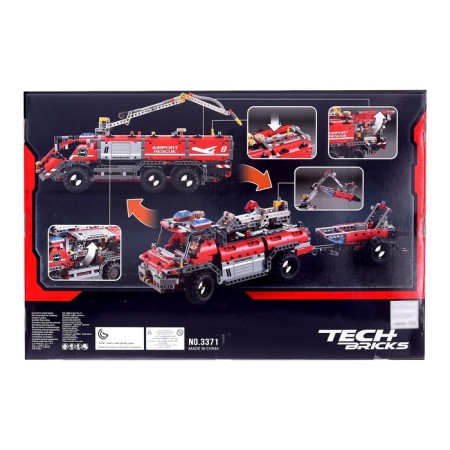 Design Technique "Fire Machine", 2 assembly options, 1110 parts-5