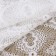Lace elastic fabric, 240 mm × 2.7 ± 0.5 m, white color