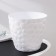 Pot with the pallet "pebbles", 8 l, white color