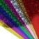 Color holographic A4, 8 sheets, 8 colors, drawing from stars, 210 x 297 mm