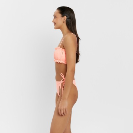 Women's swimsuit with a top bando Minaku color peach color, size 48-1