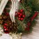 New Year's Wreath D-37 cm "Cozy Fairy Tale" Banting in a gold strip leaves on branches