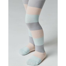 Pantyhose children's cotton CONTE KIDS TIP-Top, height 80-86 cm, pale turquoise color