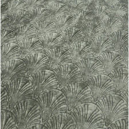 The bedspread with pillowcases Sofi de Marko "Rosalin", size 240x260 cm, 50x70 cm - 2 pcs, emerald color-3