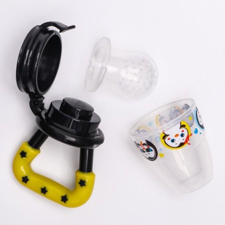 Nibbler for feeding with silicone mesh “Trend. Penguin"-2