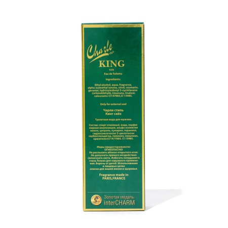 Toilet water for men Charle Style King Size, 100 ml-3