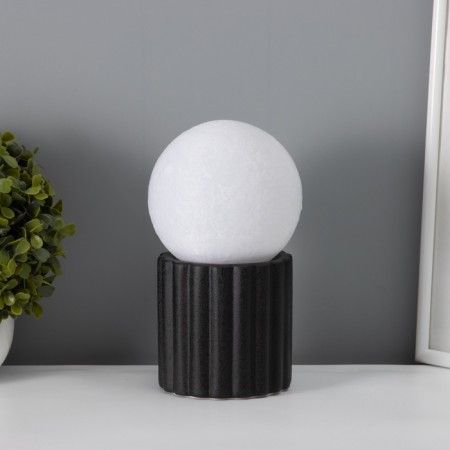 Table lamp "Moon" LED 1x40W E27 Black 11x11x21cm