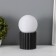 Table lamp "Moon" LED 1x40W E27 Black 11x11x21cm