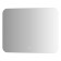 Mirror with Defesto LED backing 25 W, 80x60 cm, sensory switch, warm white light