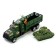 Inertial car "Military", with a tank and a soldier