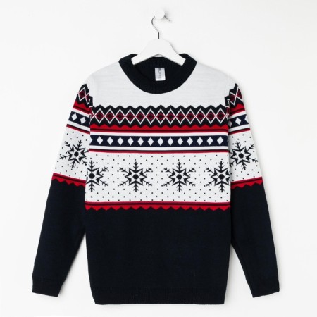 Knitted jumper KAFTAN "SNOW" size 54