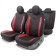 Aeroboost 3D AeroChli, 11 items, 5 head restraints, 2 lightning, Airbag black and red