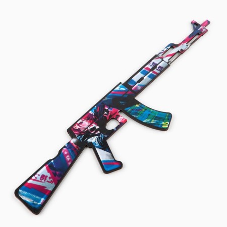 Children's souvenir, wooden automatic "Anime-Neon", 42.5 cm-1
