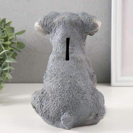 Piggy bank "Mittel puppy" height 17 cm, width 11.5 cm, length 16.5 cm-3