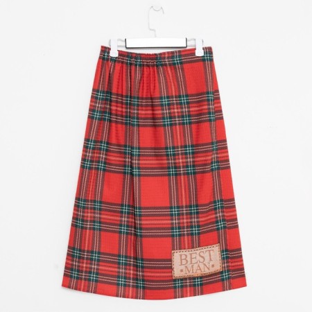 A towel for the bath "Best Man" men's kilt 80x150 cm, 100 % HL, waffle leaf-4