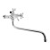 Olympus bathtub "Olympus" CS7601, two -wound, spout length 30 cm, chrome