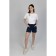 Women's shorts, size 48, blue color
