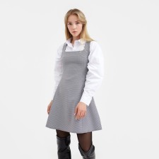 Women's dress Mist p. 46, black/white