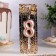 Candle in the Cake "European", number "8", 6 cm, pink gold