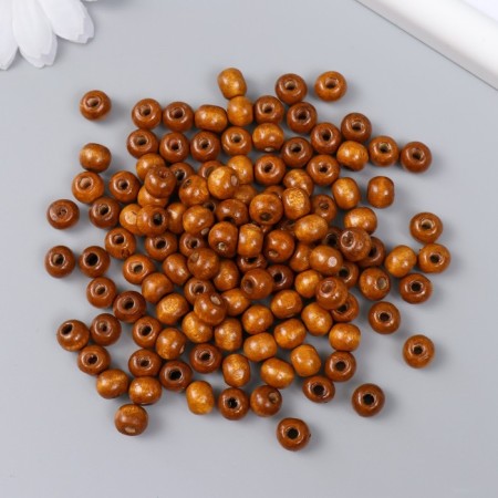 Beads for creativity tree "Natural" D-0.8 cm, set of 20 g-1