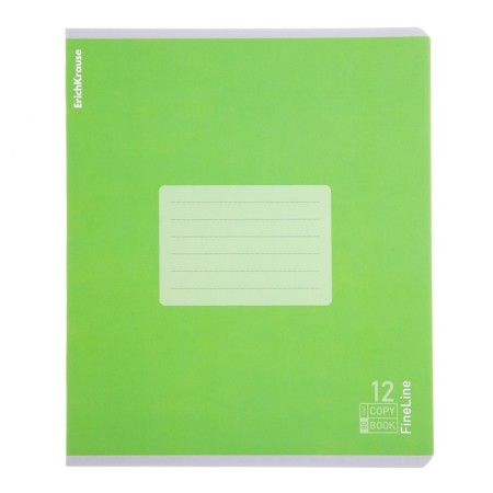 Notebook 12 sheets in the Erichkrause "Fineline", matte lamination, an offset block 100%, mix-5