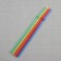 Disposable tubes for drinks of the share, 21 cm, d = 5 mm, 100 pcs, with corrugation, mix color