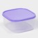 Container square shares, food, 700 ml, color color lilac