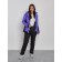 Ski jacket female, size 42, dark purple color