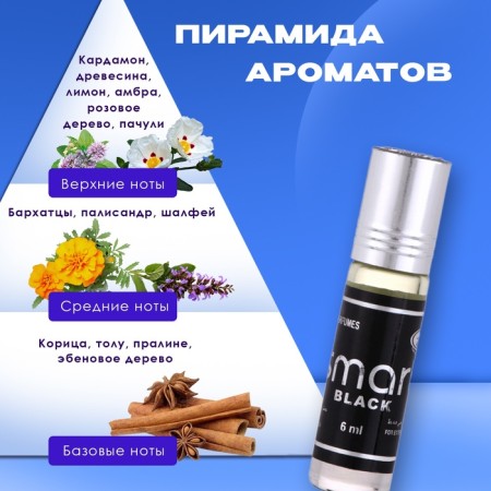 Men's spirits Smart Black, 6 ml-1