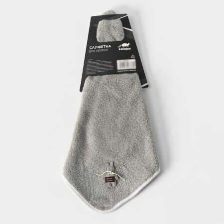 Raccoon “White” cleaning napkin, microfiber, 29 × 29 cm-6