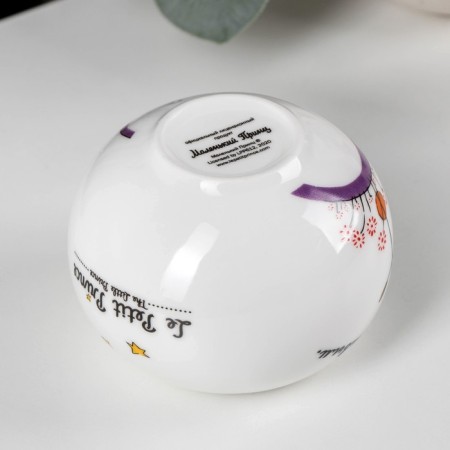 Porcelain sugarian "Little Prince", 490 ml, with a lid-4