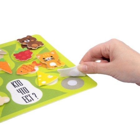 Fetra set on Velcro "Who eats what?", In the euro suspension-7