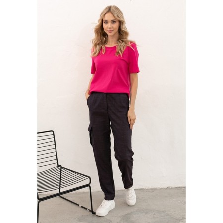 Women's pants, size 46, purple color 60569