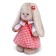 Soft toy "Bunny mi in a sundress in a cage", 32 cm
