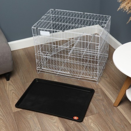 A cell for dogs and cats, a two -tier 61 x 42 x 50 cm, white-8