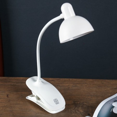 Table lamp on the clothespin "Mona" LED 5W USB white 16x16x38 cm Risalux-7