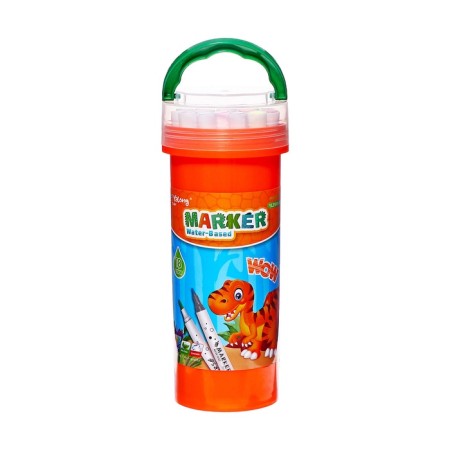A set of markers 24 colors is bilateral, in plastic tube mix-8