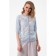 Cardigan female, size 44, blue color