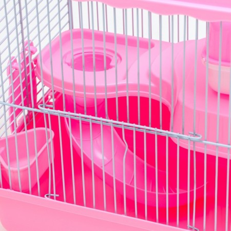 The cage for rodents "Pigzon", 27 x 21 x 27 cm, pink-6