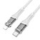 Hoco U111, Type -C cable - Lightning, 1.2 m, transparent, charging, data transfer, gray