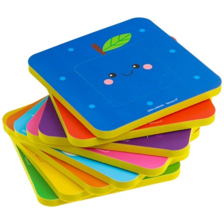 Soft puzzle for kids "colors and shapes", 8 puzzles, crumb I-8