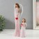 Souvenir Polystone "Angels - Mom and Daughter" Set 2 pcs 4.5x5x14 cm 7x9x25.5 cm
