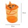 A basket for storing toys "Tiger", with handles and a lid, 33 x 43 cm
