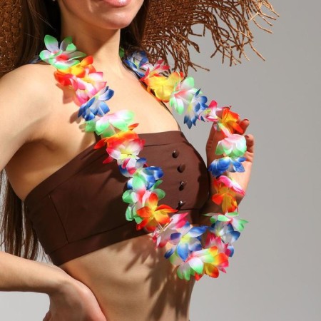 Hawaiian necklace "Tropical cocktail"-1